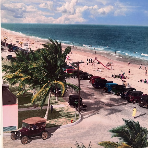 Vintage 50’s 60’s Fort Lauderdale photo plaque - Picture 3 of 5